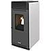 Stufa A Pellet Anita 10 Kw Colore Bianco - Foto miniatura 1