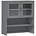 Ripiano Superiore Per Credenza Grigio 90x35x100cm Massello Pino - Foto miniatura 2