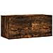 Mobile A Parete Rovere Fumo 80x36,5x35 Cm In Legno Multistrato - Foto miniatura 2
