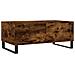 Tavolino Da Salotto Rovere Fumo 90x50x36,5 Cm Legno Multistrato - Foto miniatura 2
