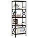 Libreria Rovere Fumo 5 Ripiani 59x35x171 Cm Legno Multistrato - Foto miniatura 3