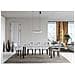 Tavolo Allungabile 90x180/284 Cm Everyday Telaio Antracite - Bianco Frassino - Foto miniatura 3