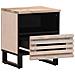 Comodino 40x34x46 cm in Legno Massello di Mango Sbiancato - Foto miniatura 2