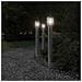 Lampade Da Terra Per Esterni 3 Pz Argento 110cm In Acciaio Inox - Foto miniatura 3