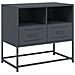 Mobile Tv Antracite 68x39x60,5 Cm In Acciaio - Foto miniatura 1