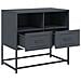 Mobile Tv Antracite 68x39x60,5 Cm In Acciaio - Foto miniatura 10