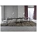 Tavolo allungabile 90x140/400 cm Booster tortora gambe antracite - Foto miniatura 4