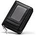 Portafoglio Di Carte In Pelle Con Blocco Rfid E Design Ad Fisarmonica Black - Foto miniatura 1