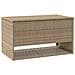 Scatola per Cuscini da Esterno Beige 100x55x55,5 cm Polyrattan - Foto miniatura 1