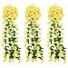 Ghirlande Fiori Artificiali 3 Pz Giallo 85 Cm - Foto miniatura 1
