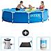 Piscina Fuori Terra - In Giro - 305x305x76 Cm - Blu - Include Accessori Coordinati Cb80 - Foto miniatura 1