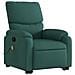 Poltrona Alzapersona Massaggiante Verde Scuro in Tessuto - Foto miniatura 4