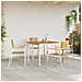 Set da Pranzo da Giardino 5 Pezzi in Legno Massello di Acacia, Tavolo da Pranzo all'aperto 90x90x74.5 cm in Legno Massello di Acacia, Sedie da Giardino impilabili 4 pezzi in Legno Massello di Acacia e Metallo - Foto miniatura 4