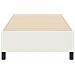Letto Box Spring Crema 100x200 cm Tessuto a Coste - Foto miniatura 6