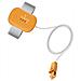 Allarme Enuresi Notturna Cablato Con Clip: Soluzione Efficace Per Incontinenza Notturna Orange - Foto miniatura 1