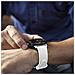 Cinturino In Silicone Con Texture In Pelle Stile Ufficiale Compatibile Con Samsung Watch 8 E Classic White - Foto miniatura 6