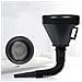 Imbuto Per Carburante Nero Con Filtro A Rete - Versatile Per Auto E Moto - Foto miniatura 2
