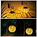Lanterna Solare Da Giardino Per Esterni - Illuminazione Decorativa A Led Per Patio, Cortile E Vialetto Warm White Lights - Foto miniatura 3