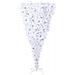 Albero di Natale artificiale Bianco 240 cm PVC e Acciaio - Foto miniatura 4