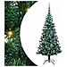 Albero di Natale artificiale con luci integrate Verde 150 cm - Foto miniatura 1