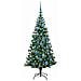 Albero di Natale artificiale con luci integrate Verde 150 cm - Foto miniatura 3