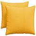 Cuscini da Divano 2 pcs Giallo Chiaro 50 x 50 cm - Foto miniatura 1