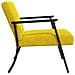 poltrona Giallo 59 x 75 x 78 cm Velluto - Foto miniatura 5