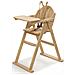 Safetots Seggiolone Pieghevole Deluxe In Legno, Naturale - Foto miniatura 2
