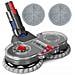 Spazzola Mop Per Aspirapolvere Compatibile Con Dyson V7 V8 V10 V11 V15 - Multifunzionale, 160 Rpm, 2 Panni Lavabili - Foto miniatura 1