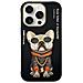 Custodia Per Telefono Nera In Silicone Con Disegno Di Cane Per Iphone 16 Pro Nimmy - Foto miniatura 3