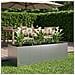 Vaso da giardino Argento 200 x 80 x 60 cm Acciaio zincato - Foto miniatura 2