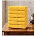 Set 6 Asciugamani Viso 55x100 cm - Eleganza e Comfort per il Tuo Bagno - CITRUS /GIALLO SOLE - Foto miniatura 1