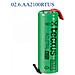 IBT-KRU2100-RTU - Batteria Ni-Mh AA 2100 mAh ''Pronte all'uso'' da saldare FT-1Z - Foto miniatura 3