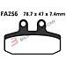 B1r R1825600 Pastiglie Hh Aprilia Pegasoant. Fa256hh - Foto miniatura 1