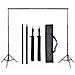 Kit Studio Foto Con 3 Fondali In Cotone Telaio Regolabile 3x6 M - Foto miniatura 5