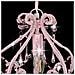 Lampadario Con Perle Rosa Rotondo E14 - Foto miniatura 6