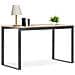 Scrivania Per Computer Nero E Rovere 120x60x73 Cm - Foto miniatura 1