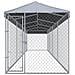 Canile Da Esterno Con Tetto 7,6x1,9x2,4 M - Foto miniatura 2