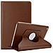 Custodia Tablet Per Huawei Mediapad T1 10 (10.0"" Pollici) In Bruno Fungo - Copertura Protettiva In Stile Libro Senza Auto Wake Up Con Funzione Stand E Cerniera Elastico - Foto miniatura 1