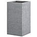 Vaso Da Fiori Quadrato Grigio 40 X 40 X 77 Cm Dion - Foto miniatura 4