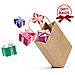 15 Pz Sacchetti Di Carta Marrone Con Maniglie 26 X12x 32 Centimetri Sacchetti Regalo Carrier Carta Per Grocery Shopping Cottura Merchandise Boutique Retail (addensare 130gsm)  - Foto miniatura 2