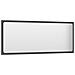 Specchio da Bagno Grigio 100x1,5x37 cm in Legno Multistrato - Foto miniatura 3