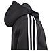 Felpa Da Ragazzi Con Cappuccio E Zip Essentials 3-stripes Nera Taglia 9-10 A Codice Gq8900 - Foto miniatura 3