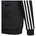 Felpa Da Ragazzi Con Cappuccio E Zip Essentials 3-stripes Nera Taglia 9-10 A Codice Gq8900 - Foto miniatura 5