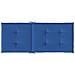 Cuscini per Sedie da Giardino 4 pz Blu Reale 120x50x4 cm - Foto miniatura 5