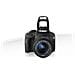 EOS 100D + EF-S 18-55mm, Auto, Auto, Manuale, Ottico, AC, Batteria, Kit fotocamere SLR, TTL - Foto miniatura 5