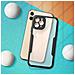 Cover Iphone 11 Pro Max Retro Plexiglass Fronte Polimero Rinforzata Bordo Nero - Foto miniatura 3