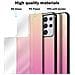 Custodia Compatibile Con Samsung Galaxy S21 Ultra In Giallo - Rosa - Coperchio Protettivo Bicolore In Vetro Temperato E Silicone Tpu - Foto miniatura 7
