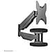 WL70-550BL12 Supporto a Parete Full Motion per Schermi da 23 a 42" Colore Nero - Foto miniatura 3