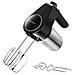 Sbattitore Elettrico Hanson con 6 Livelli Velocità Regolabili E Turbo Boost Potenza 300W Colore Nero /Inox - Foto miniatura 1